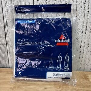 Bissell Style 7 Vacuum Cleaner Bags Model 32120 3-Pack